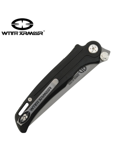 Faca tática Gundog, lâmina de aço D2