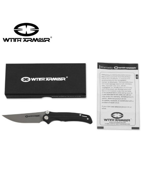 Faca tática Gundog, lâmina de aço D2