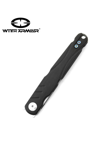 Canivete tático Stark, lâmina de aço D2