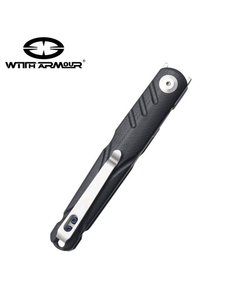 Canivete tático Stark, lâmina de aço D2