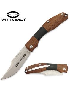 Canivete tático de pedra, lâmina de aço D2