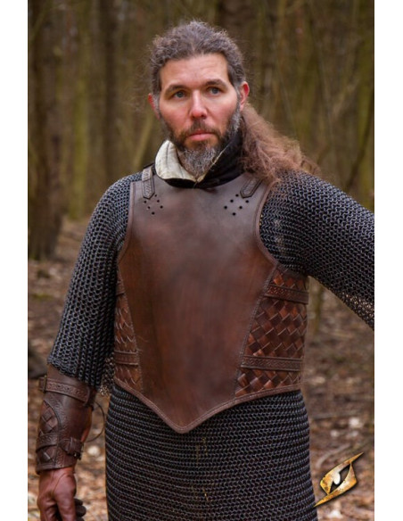 Conjunto de couraça de couro Ranger...