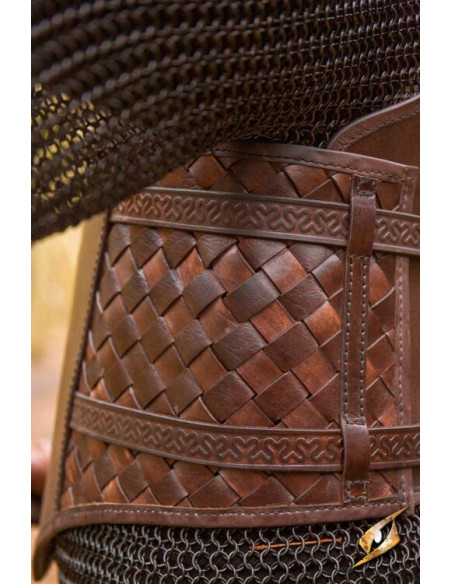 Conjunto de couraça de couro Ranger...