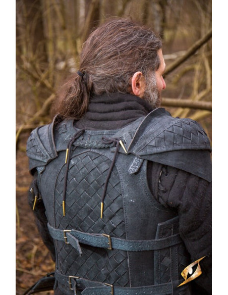 Conjunto de ombreiras em camurça...