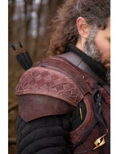 Conjunto de ombreiras em camurça Ranger Epic Armory, marrom