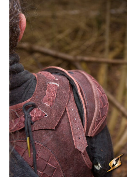 Conjunto de ombreiras em camurça...