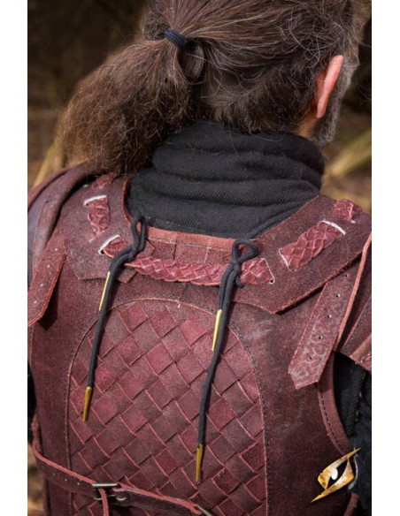 Conjunto de ombreiras em camurça...