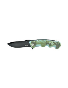 Canivete SCK com cabo camuflado verde (20 cm.)