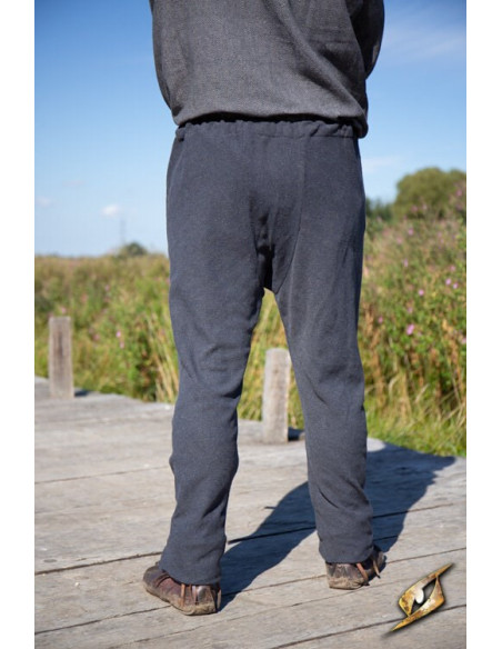 Calça Viking padrão espinha de peixe...