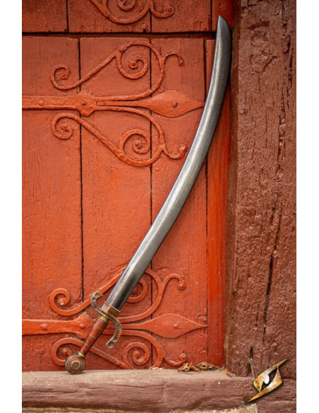 Sabre de pirata curvo tipo Falchion...
