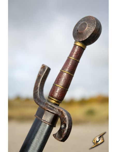 Sabre de pirata curvo tipo Falchion...