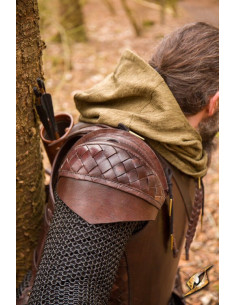 Conjunto Ranger de ombreiras de couro da Epic Armoury.