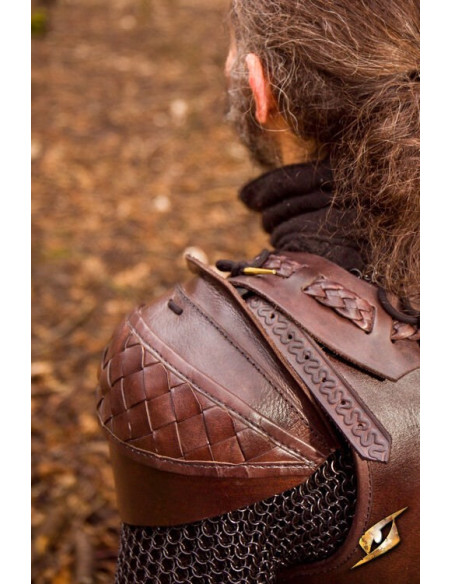 Conjunto Ranger de ombreiras de couro...