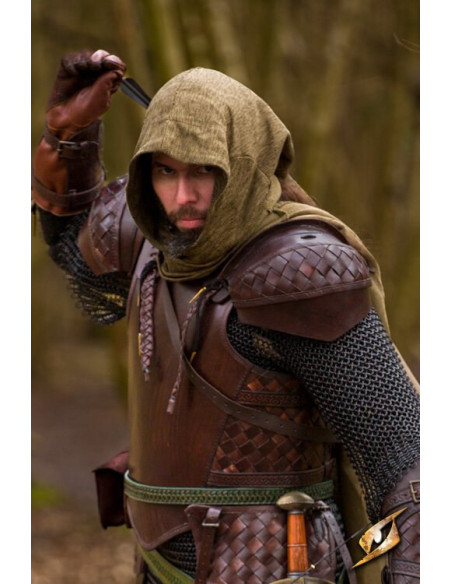 Conjunto Ranger de ombreiras de couro...