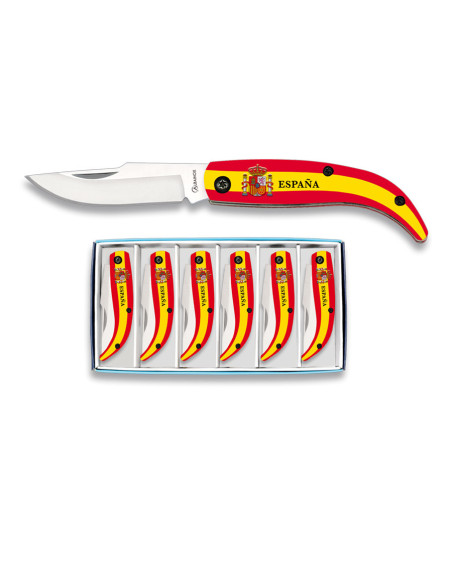 Conjunto de 6 Facas Escudo Espanhol,...