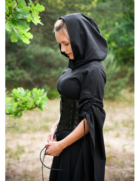 Vestido medieval mulher mangas...