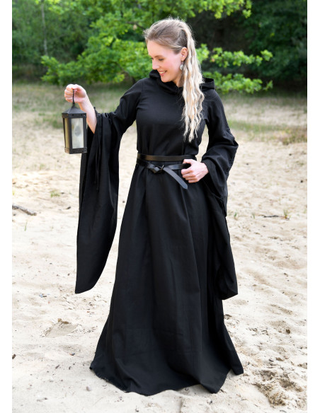 Vestido medieval mulher mangas...