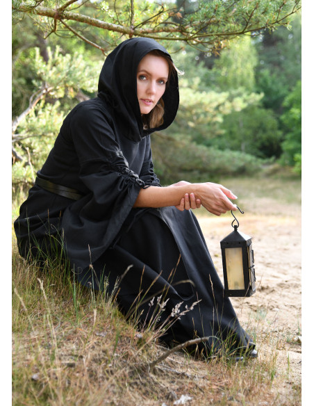 Vestido medieval mulher mangas...