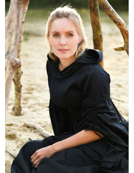 Vestido medieval mulher mangas...