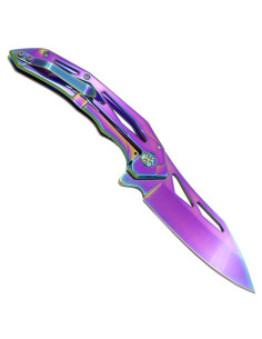 Canivete Rainbow Third K1938, lâmina de aço 420