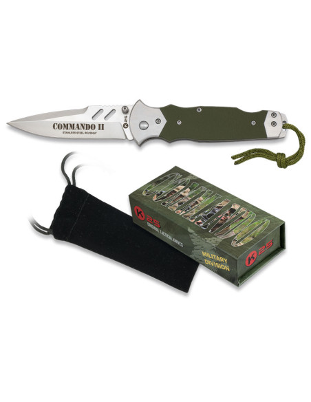 Faca tática de segurança K25 Commando...