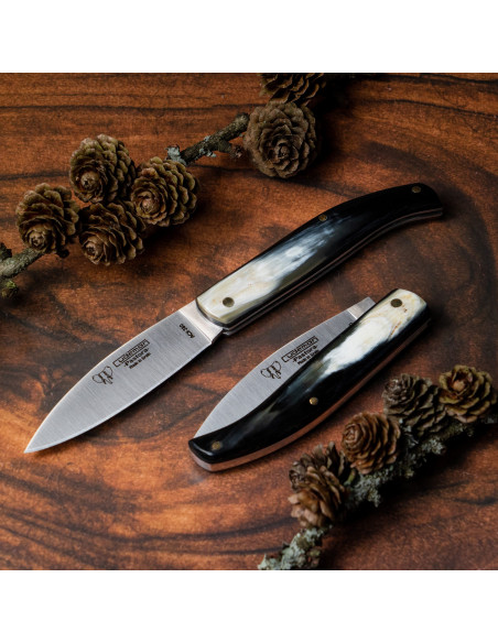 Canivete Pastora, cabo chifre, lâmina...