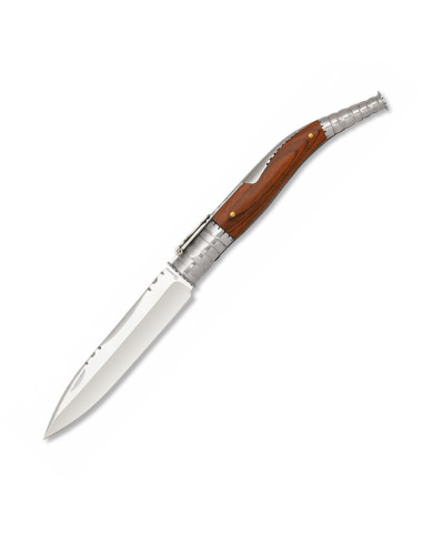 Canivete clássico Albainox com cabo de madeira, lâmina 13,20 cm.
