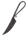 Faca medieval forjada à mão (21 cm.)