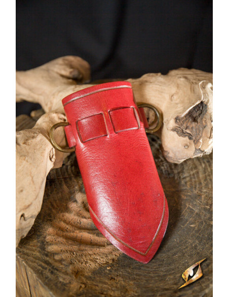 Baldric com anéis para espadas rombas...