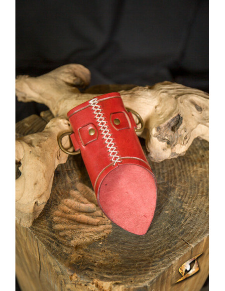 Baldric com anéis para espadas rombas...