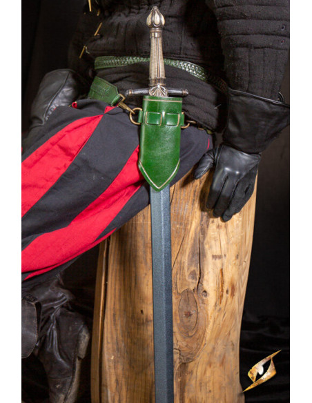 Tahalí com argolas para espadas...