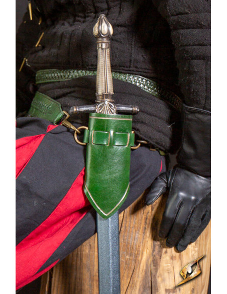 Tahalí com argolas para espadas...