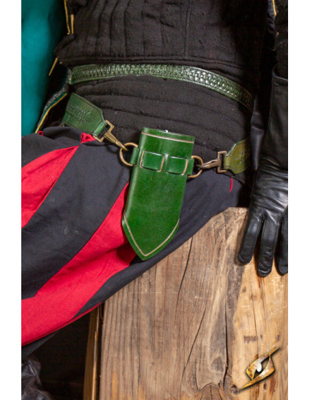 Tahalí com argolas para espadas...