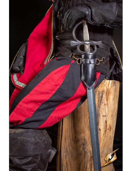 Tahalí com argolas para espadas...