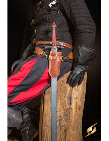 Tahalí com argolas para espadas...