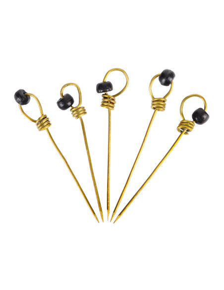 Conjunto de 5 alfinetes medievais...