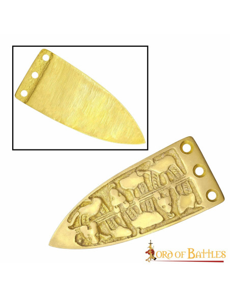 Ponta de cinto viking decorativa em...