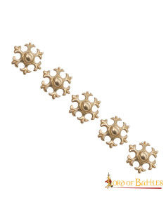 Conjunto 5 peças decorativas flor de lis 2