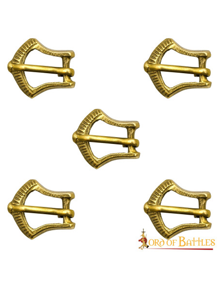 Conjunto de 5 fivelas de cinto...