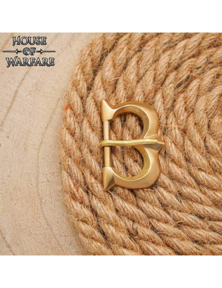 Fivela de latão medieval para cinto...