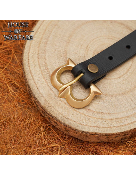 Fivela de latão medieval para cinto...