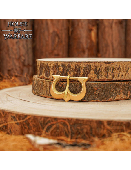 Fivela de latão medieval para cinto...