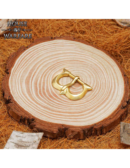 Fivela de latão medieval para cinto...