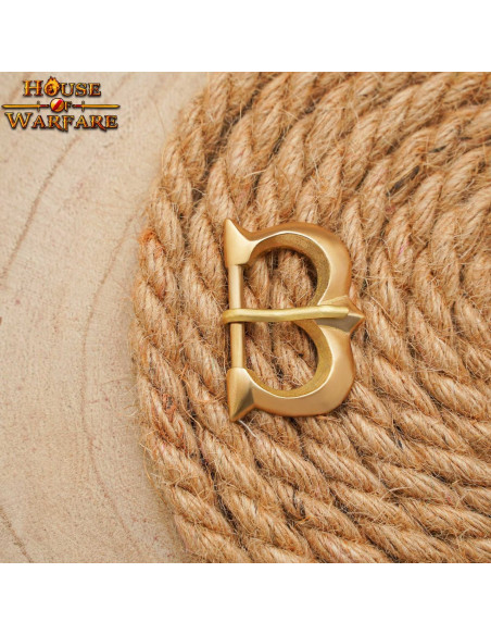 Fivela de latão medieval para cinto...