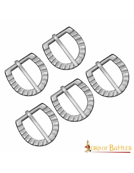 Conjunto de 5 fivelas de cinto...