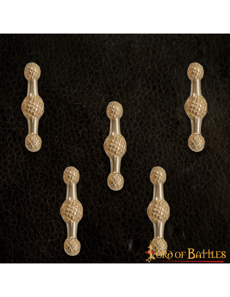 Conjunto de 5 ornamentos medievais...