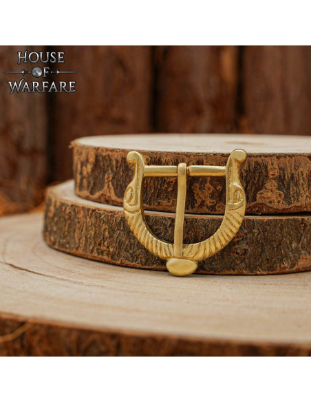 Fivela para cintos vikings em latão
