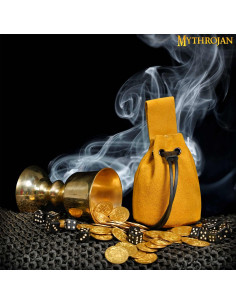 Saco medieval para recreacionistas - Amarelo Mostarda... 2