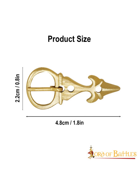 Conjunto de 5 fivelas medievais em...