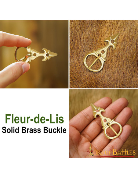 Conjunto de 5 fivelas medievais em...